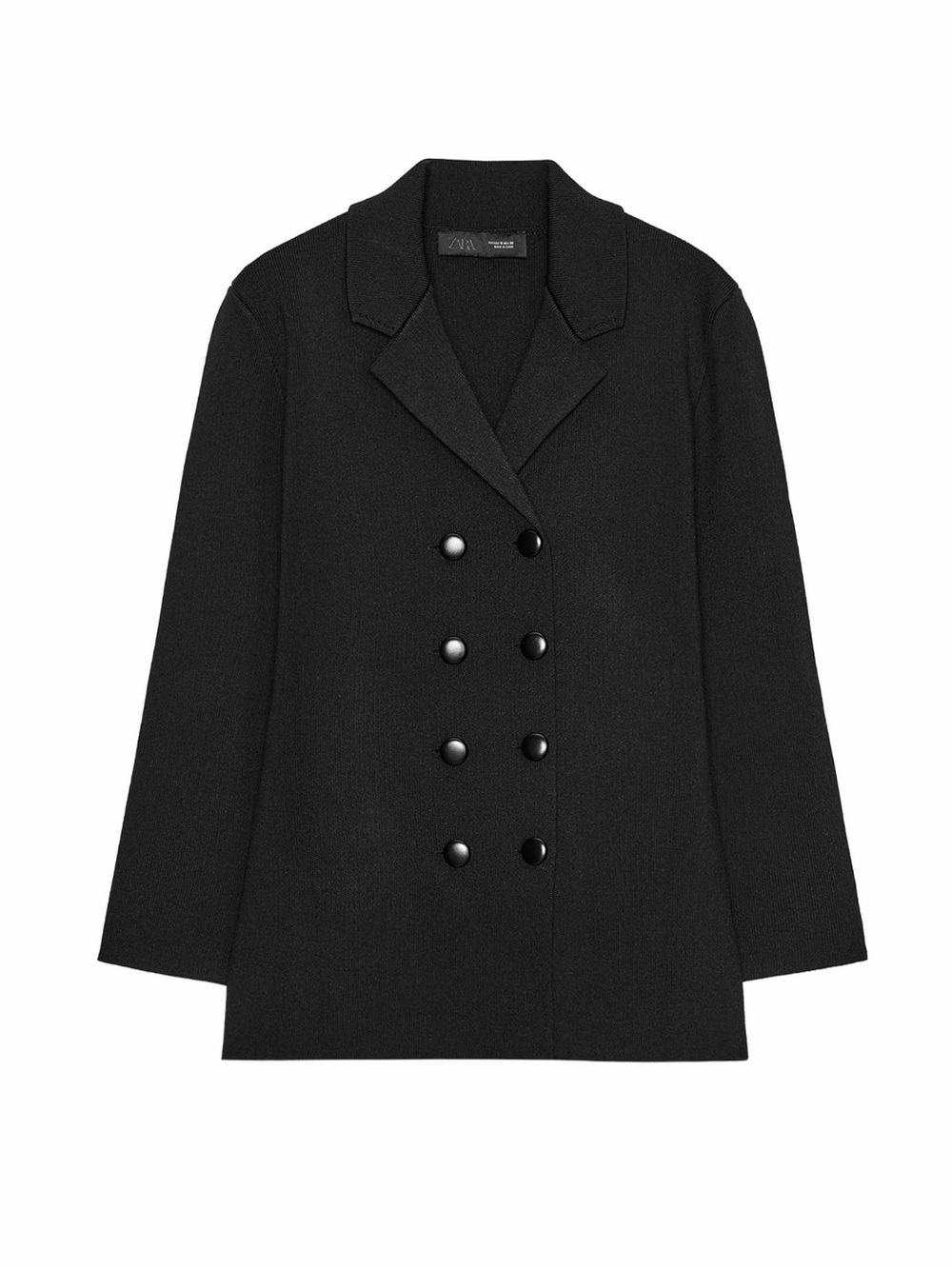 Zara Black Double-Breasted Women's blazer